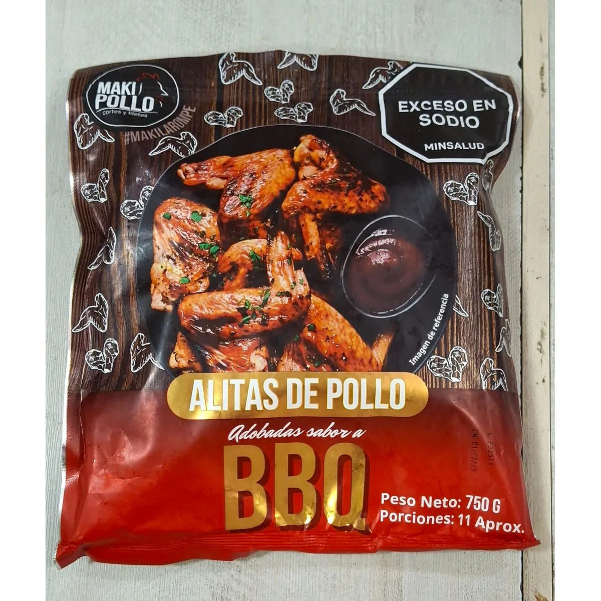 Alas De Pollo Bbq X 750 G Maki Pollo