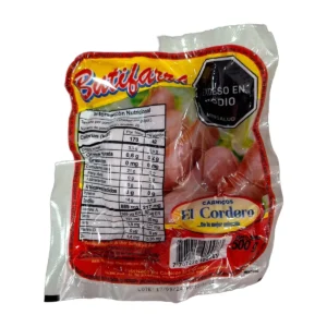 Butifarra Cordero X 500 Grm