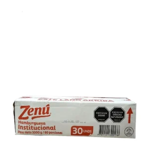 Carne Hamburguesa Zenu X 30 Und