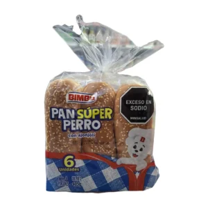 Pan Bimbo Perrito X 6 Und